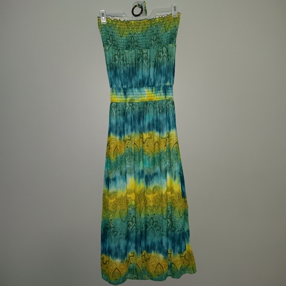 Grass collection women's maxi dress tye dye size M fairy - Picture 4 of 5